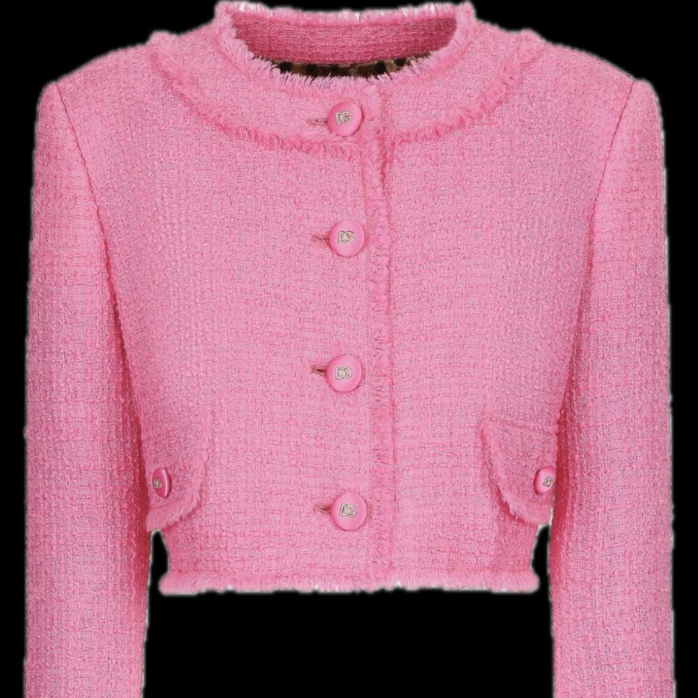 Dolce and Gabbana Hot Pink Wool Jacket size 40